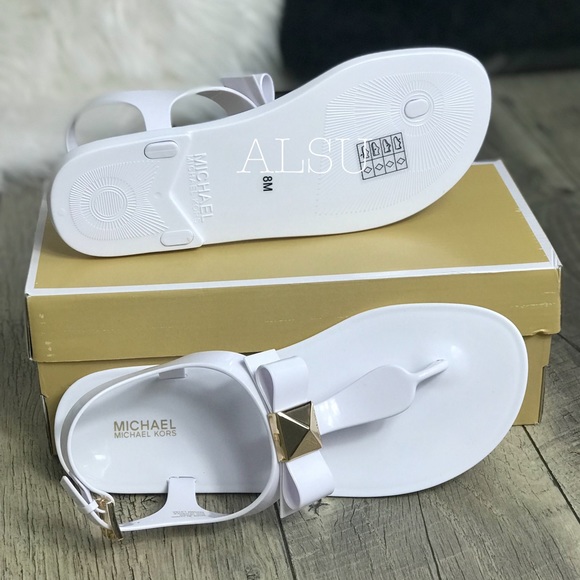 Michael Kors Aliza Jelly PVC Optic White W AUTHENT - Picture 5 of 7